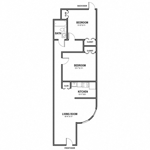 3825 Dawson- 2 Bedroom | University Commons at Dawson St